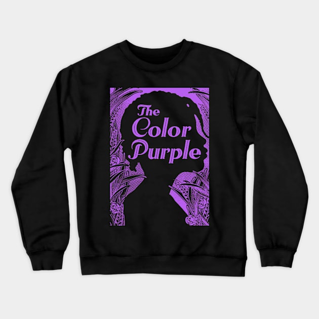 The Color Purple Paper Texture Crewneck Sweatshirt by demarsi anarsak